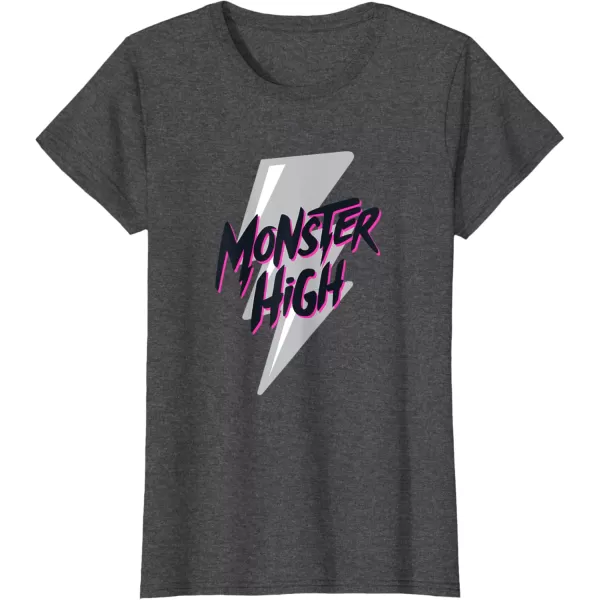 Monster High Alumni  Monster High Lightning Bolt TShirtDark Heather Grey