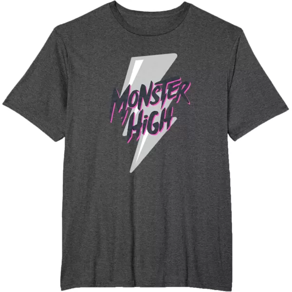 Monster High Alumni  Monster High Lightning Bolt TShirtDark Heather Grey