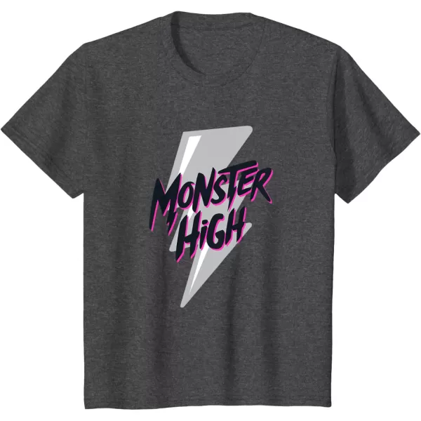 Monster High Alumni  Monster High Lightning Bolt TShirtDark Heather Grey