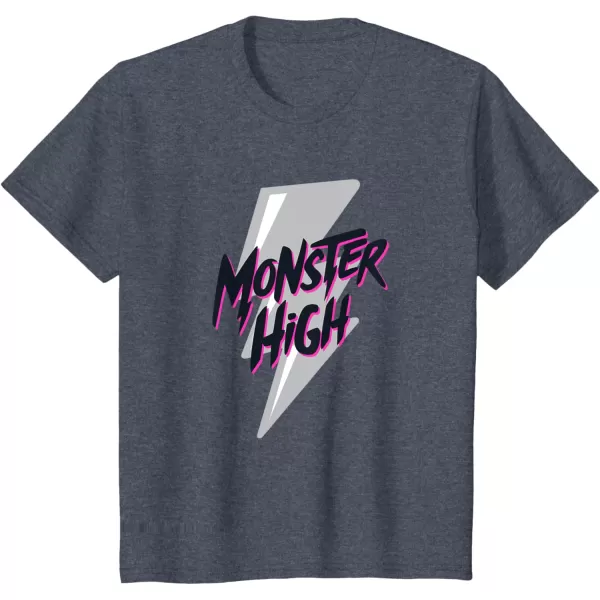 Monster High Alumni  Monster High Lightning Bolt TShirtHeather Blue