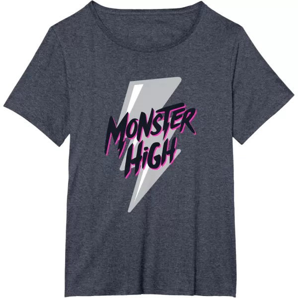 Monster High Alumni  Monster High Lightning Bolt TShirtHeather Blue