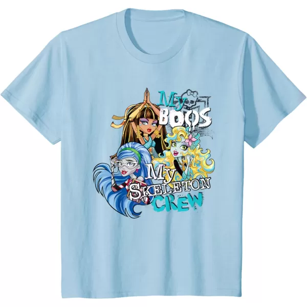 Monster High Alumni  My Boos My Skeleton Crew TShirtBaby Blue