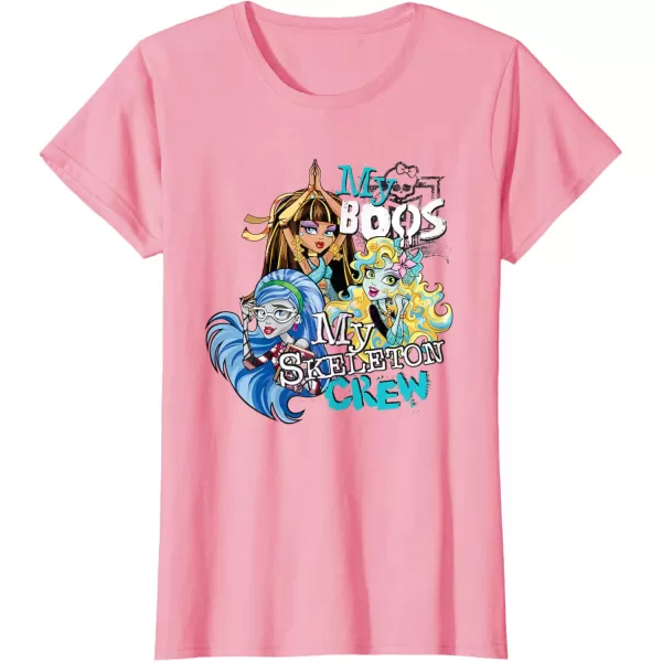 Monster High Alumni  My Boos My Skeleton Crew TShirtPink