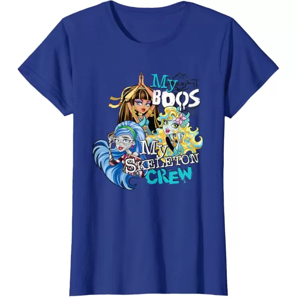 Monster High Alumni  My Boos My Skeleton Crew TShirtRoyal Blue