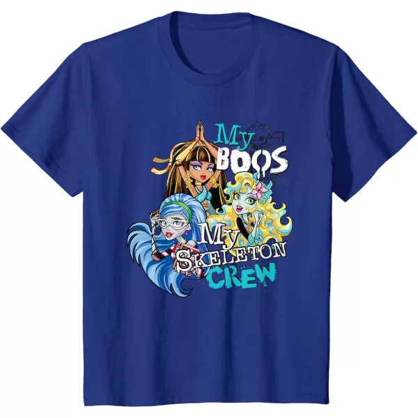 Monster High Alumni  My Boos My Skeleton Crew TShirtRoyal Blue