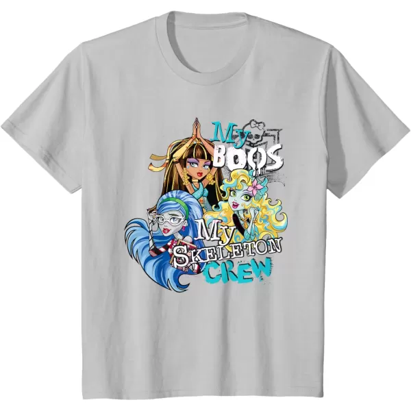 Monster High Alumni  My Boos My Skeleton Crew TShirtSilver Grey