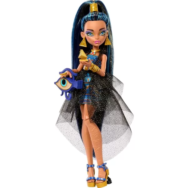 Monster High Doll Clawdeen Wolf in Monster Ball Party Fashion with Themed Accessories Including BalloonsCleo