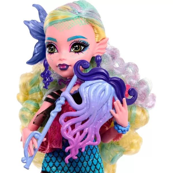 Monster High Doll Clawdeen Wolf in Monster Ball Party Fashion with Themed Accessories Including BalloonsLagoona