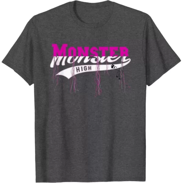 Monster High Alumni  Banner TShirtDark Heather Grey