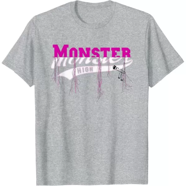 Monster High Alumni  Banner TShirtHeather Grey