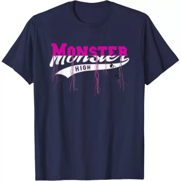 Monster High Alumni  Banner TShirtNavy Blue