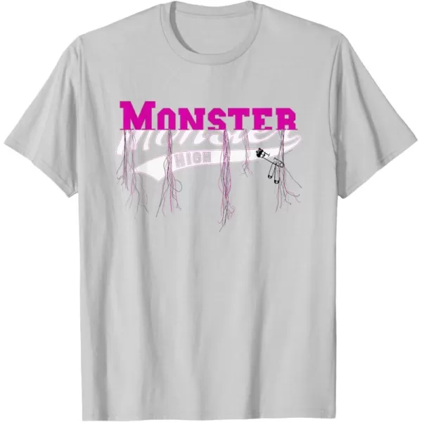 Monster High Alumni  Banner TShirtSilver Grey