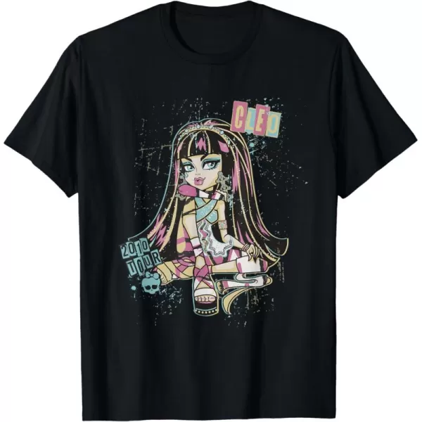 Monster High Alumni  Cleo 2010 Tour TShirtBlack