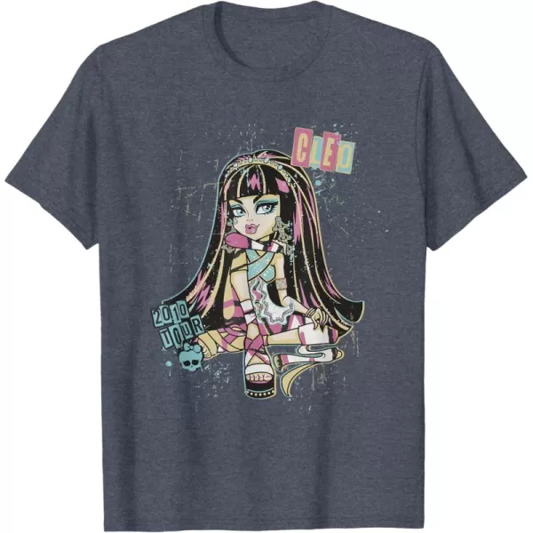 Monster High Alumni  Cleo 2010 Tour TShirtHeather Blue