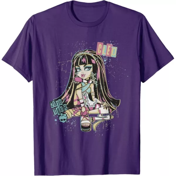 Monster High Alumni  Cleo 2010 Tour TShirtPurple