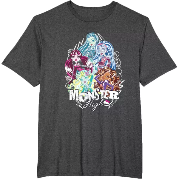 imageMonster High Alumni  My Boo Crew TShirtDark Heather Grey