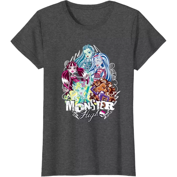 imageMonster High Alumni  My Boo Crew TShirtDark Heather Grey