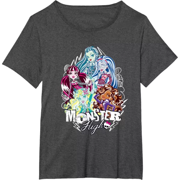 imageMonster High Alumni  My Boo Crew TShirtDark Heather Grey