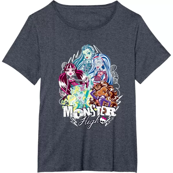 imageMonster High Alumni  My Boo Crew TShirtHeather Blue