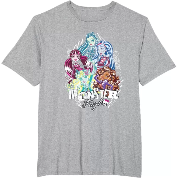 imageMonster High Alumni  My Boo Crew TShirtHeather Grey