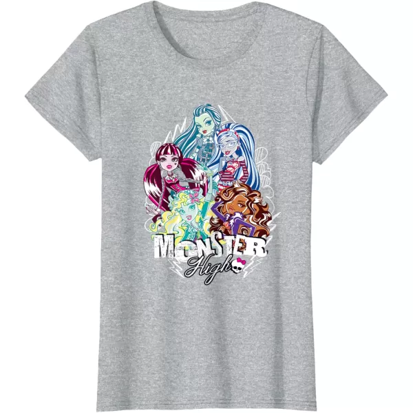 imageMonster High Alumni  My Boo Crew TShirtHeather Grey