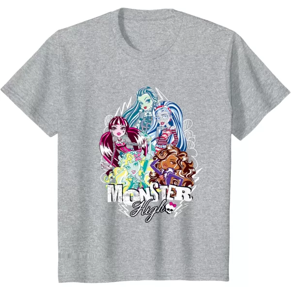 imageMonster High Alumni  My Boo Crew TShirtHeather Grey