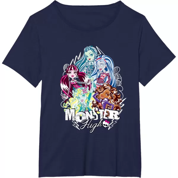 imageMonster High Alumni  My Boo Crew TShirtNavy Blue