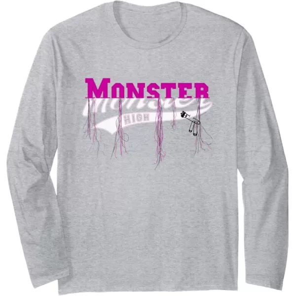 imageMonster High Alumni  Banner Long Sleeve TShirtHeather Grey