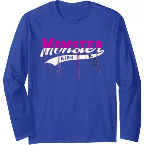 imageMonster High Alumni  Banner Long Sleeve TShirtRoyal Blue