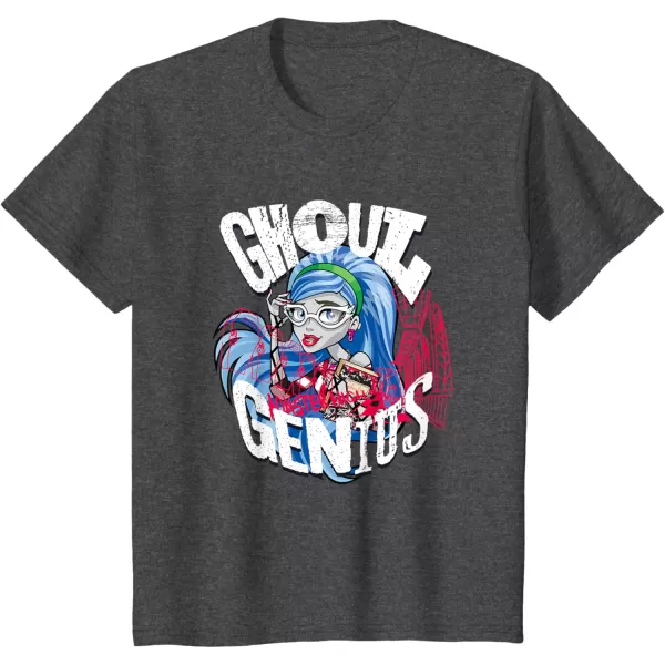 imageMonster High Alumni  Ghoulia Ghoul Genius TShirtDark Heather Grey