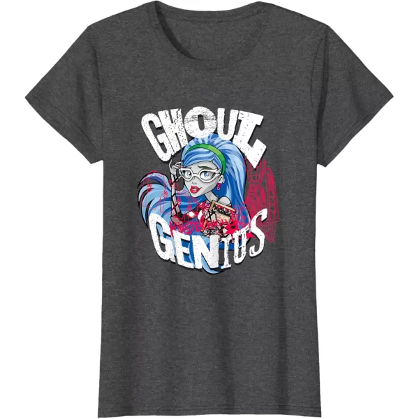 imageMonster High Alumni  Ghoulia Ghoul Genius TShirtDark Heather Grey