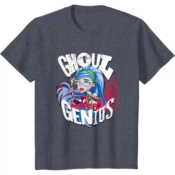 imageMonster High Alumni  Ghoulia Ghoul Genius TShirtHeather Blue