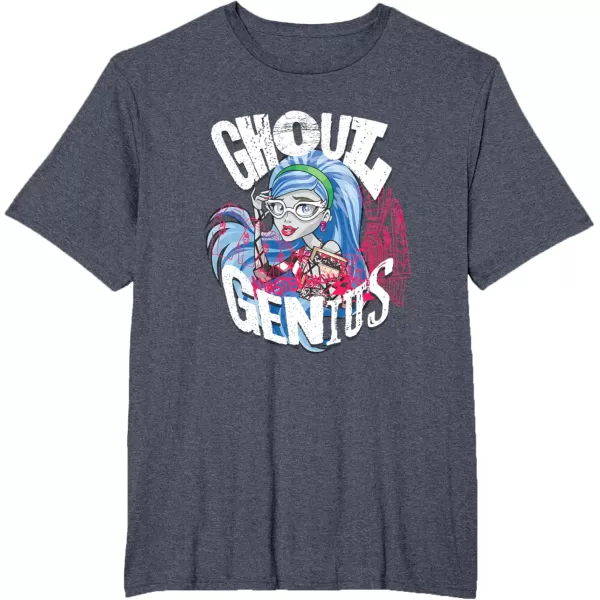 imageMonster High Alumni  Ghoulia Ghoul Genius TShirtHeather Blue