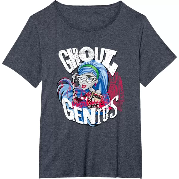 imageMonster High Alumni  Ghoulia Ghoul Genius TShirtHeather Blue