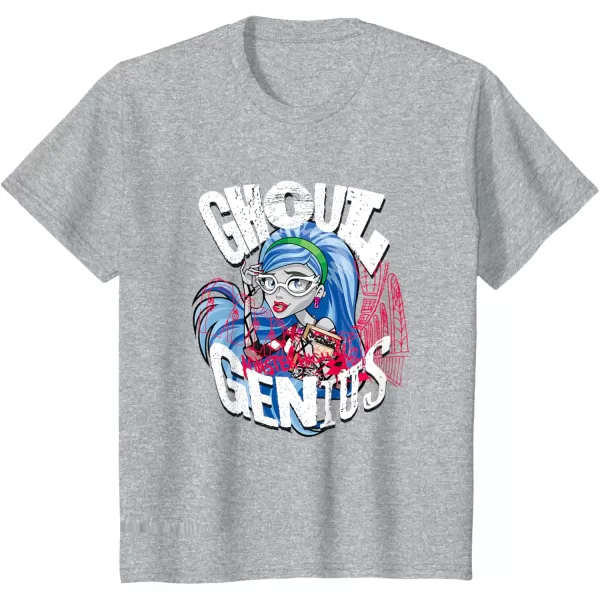 imageMonster High Alumni  Ghoulia Ghoul Genius TShirtHeather Grey