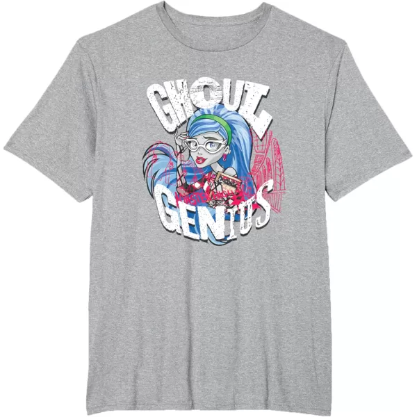 imageMonster High Alumni  Ghoulia Ghoul Genius TShirtHeather Grey