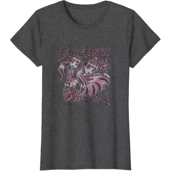 imageMonster High Alumni  Monster High Tour Draculaura TShirtDark Heather Grey