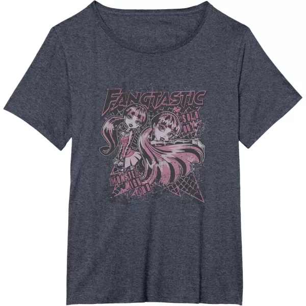 imageMonster High Alumni  Monster High Tour Draculaura TShirtHeather Blue