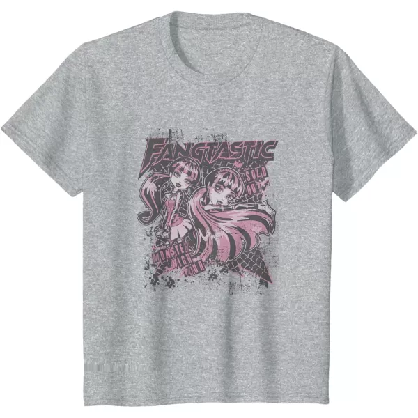 imageMonster High Alumni  Monster High Tour Draculaura TShirtHeather Grey