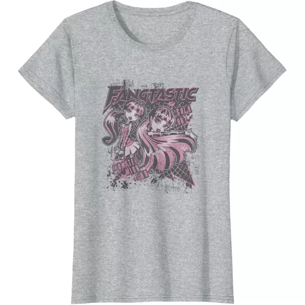 imageMonster High Alumni  Monster High Tour Draculaura TShirtHeather Grey