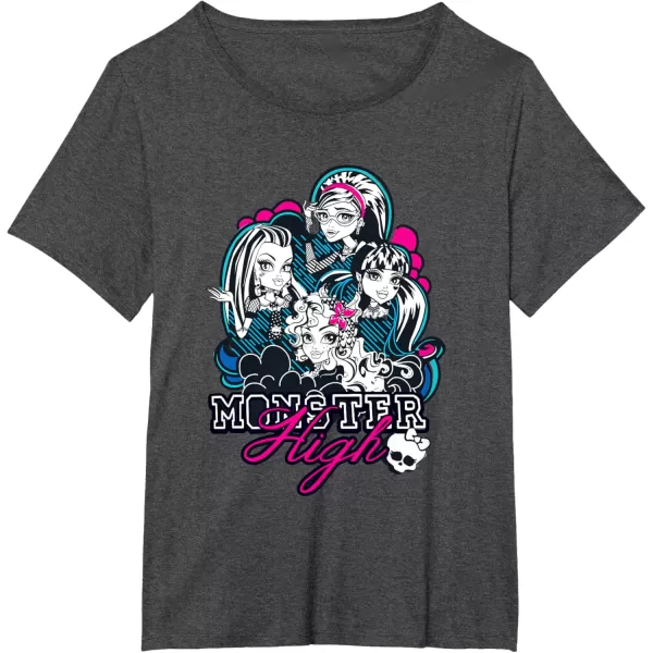 imageMonster High Alumni  Squad Goals TShirtDark Heather Grey