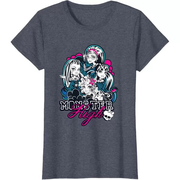 imageMonster High Alumni  Squad Goals TShirtHeather Blue