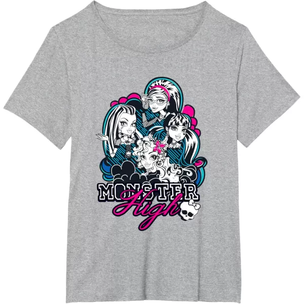 imageMonster High Alumni  Squad Goals TShirtHeather Grey