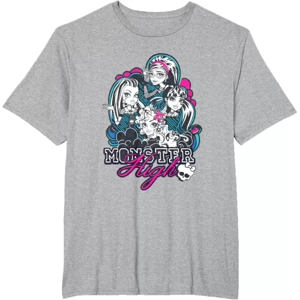 imageMonster High Alumni  Squad Goals TShirtHeather Grey