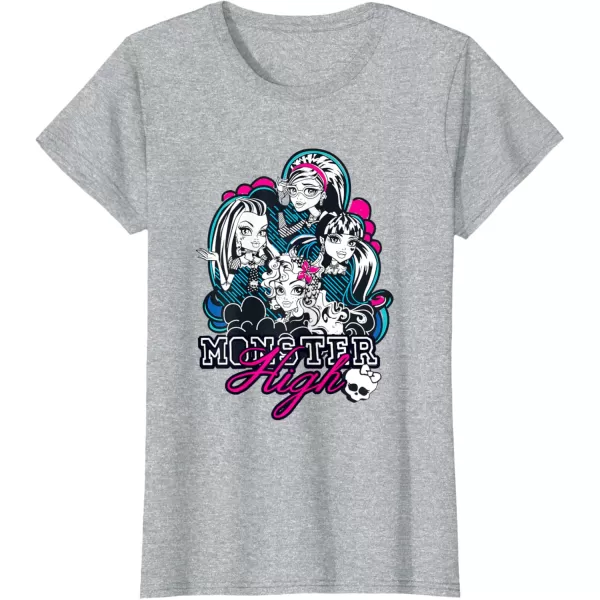 imageMonster High Alumni  Squad Goals TShirtHeather Grey