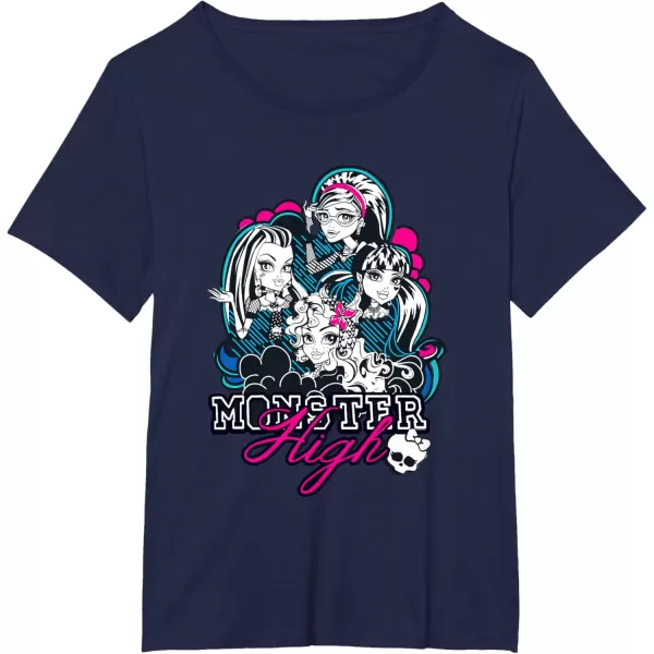 imageMonster High Alumni  Squad Goals TShirtNavy Blue