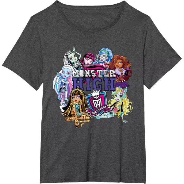 imageMonster High Alumni  The Boo Crew Returns TShirtDark Heather Grey