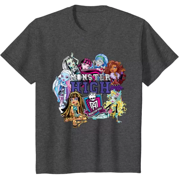 imageMonster High Alumni  The Boo Crew Returns TShirtDark Heather Grey