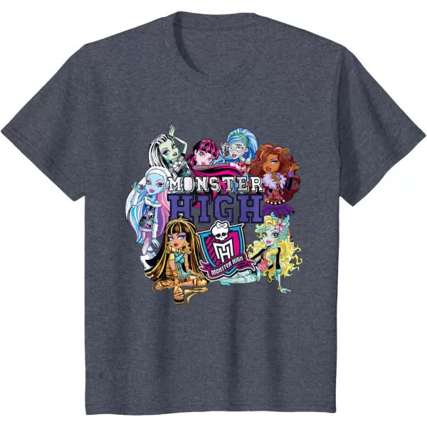 imageMonster High Alumni  The Boo Crew Returns TShirtHeather Blue