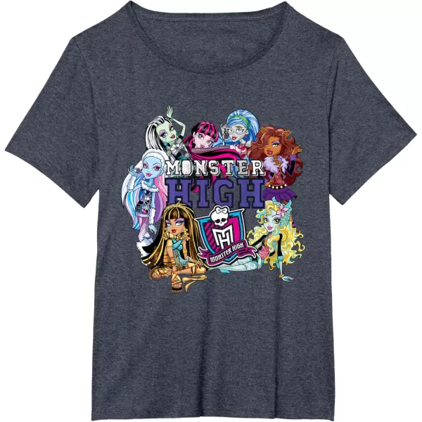 imageMonster High Alumni  The Boo Crew Returns TShirtHeather Blue